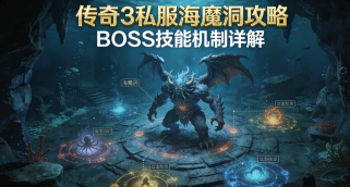 传奇3私服海魔洞攻略：BOSS 技能机制与组队配置推荐（2025实测｜sf999新服专属）