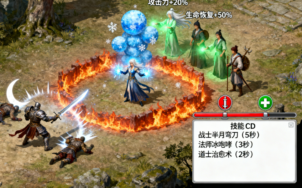 传奇私服技能搭配攻略：全职业高爆发组合+团战联动技巧（2025实测）